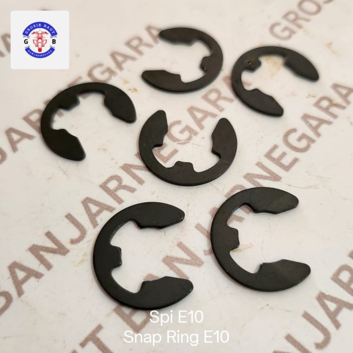(PAKET ISI 15 BIJI) Spi E10 / Snap Ring E10 / Klip E10