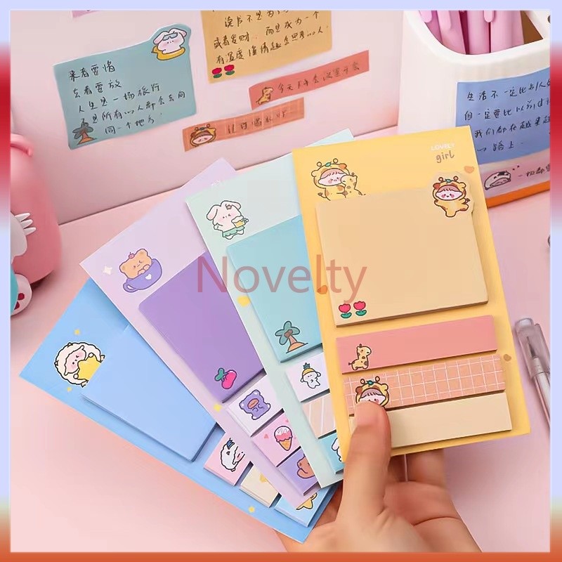 

Novelty Catatan Tempel Kartun/ Catatan Tempel Penanda Hewan Lucu Catatan Lucu