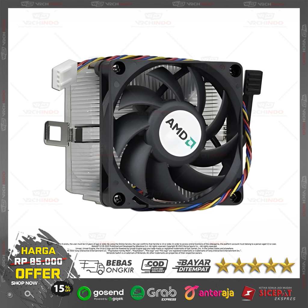 AMD Fan Processor AM2 / AM3 / FM1 / FM2 / FM2+/ AM4 / CPU Fan Cooler / Heatsink 