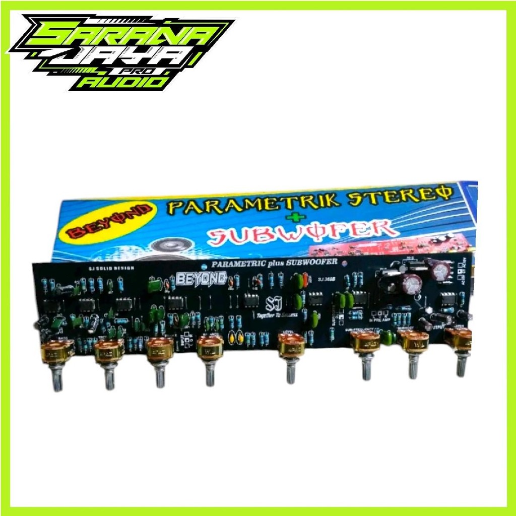 KIT PRAMETRIK SUBWOFER STEREO Amplifier Subwoofer