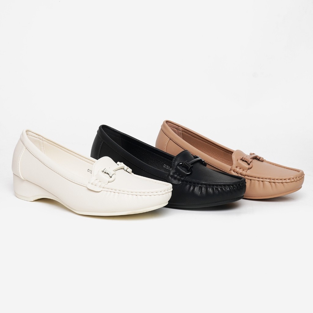 Gabino Sepatu Wanita Wedges Moccasin Slip On Casual Vanda - O1EA4001