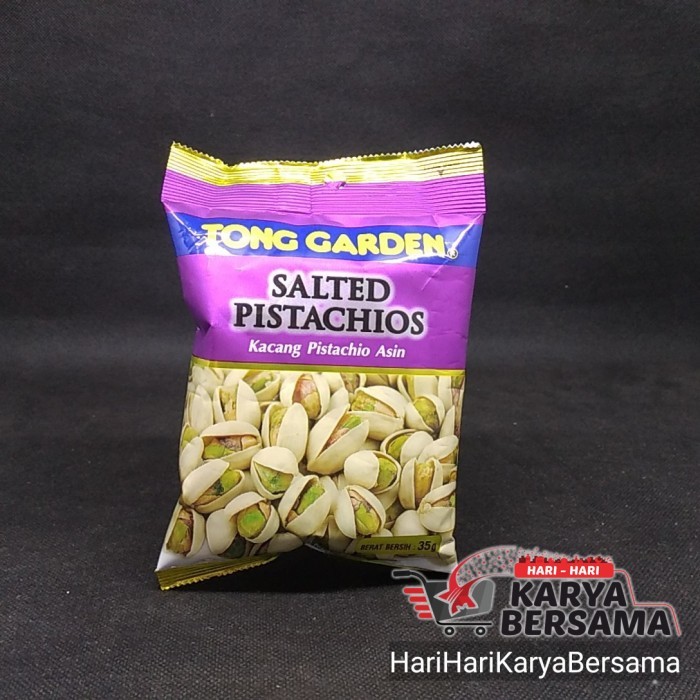 

MAKANAN RINGAN KACANG TONG GARDEN SALTED PISTACHIOS 35GR