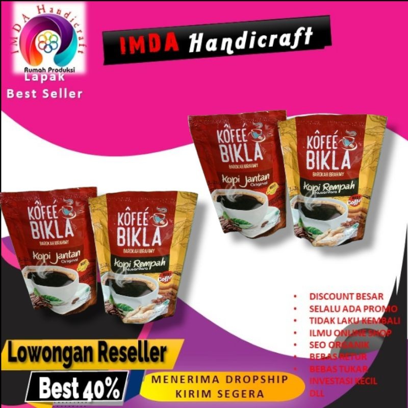 

MAKRIFATBUSINESS KOPI BIKLA KOPI REMPAH ATAU KOPI LANANG Kopi Asli Jember 125 gr