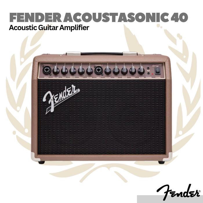 Fender Acoustasonic 40 Acoustic Guitar Combo Amplifier - Ampli Gitar Akustik