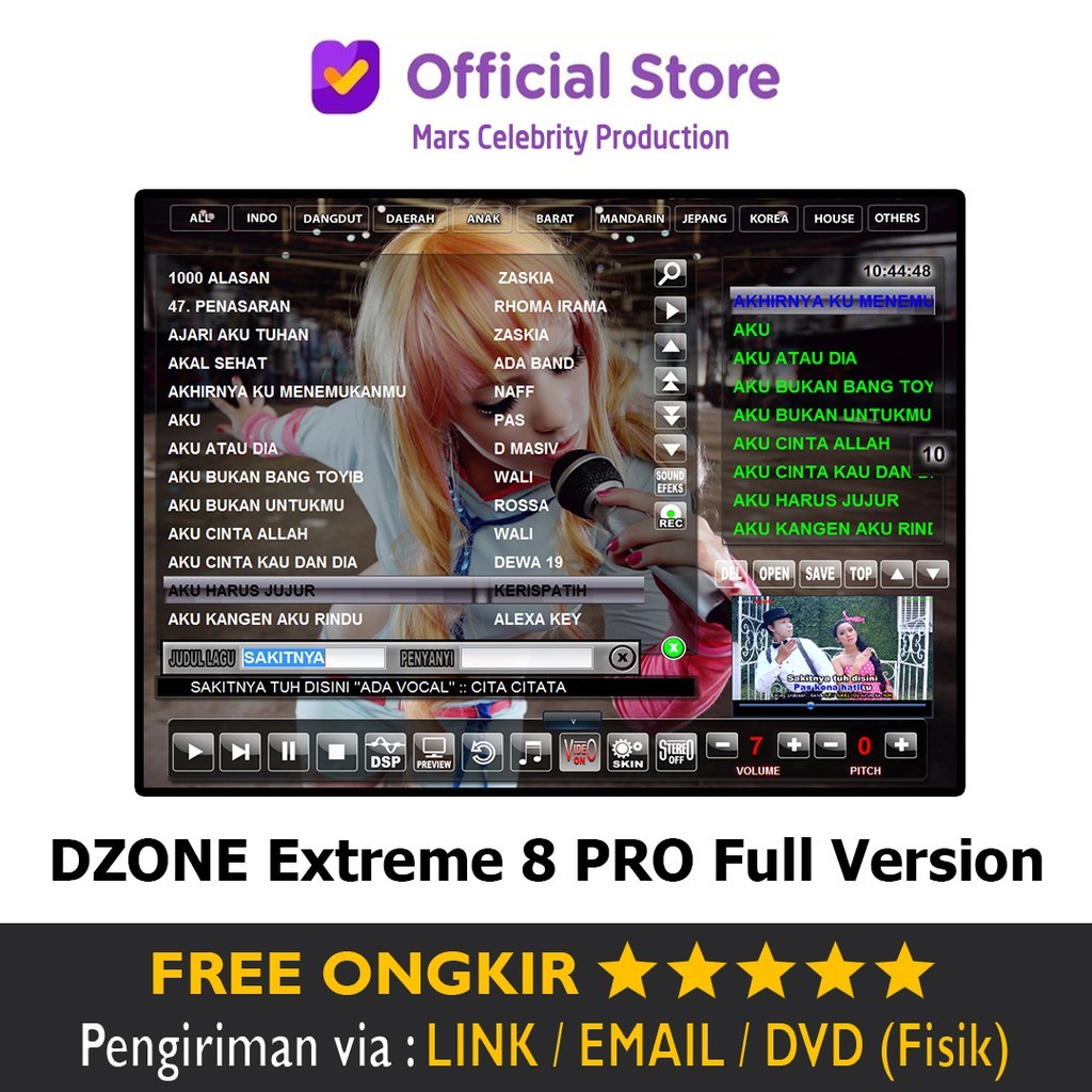 Software Aplikasi Karaoke Dzone Extreme 8 Pro Full Version Terbaru