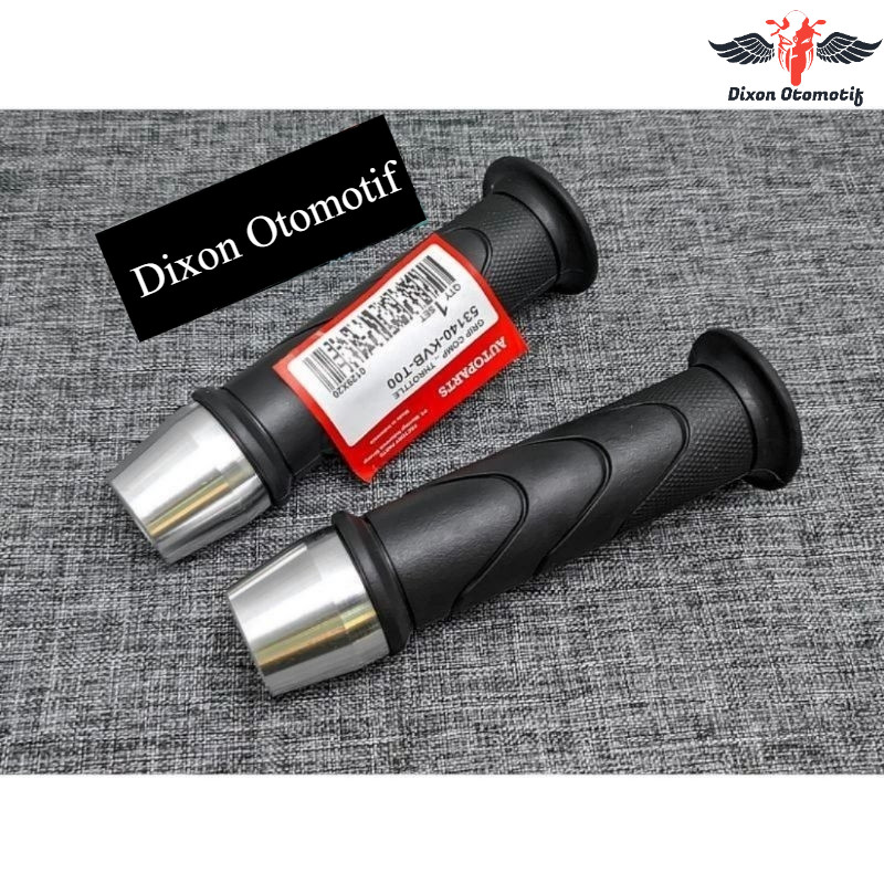 Handgrip Honda Original Sarung Gas HONDA + Jalu Chrome Handgrip Motor + Jalu Chrome Model PCX Handgr
