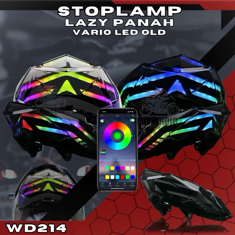 Stoplamp Vario 125 150 Old / Lama 2015 - 2017 Lampu Stop Vario 125 150 Old Lazy Running 266 Mode Plu