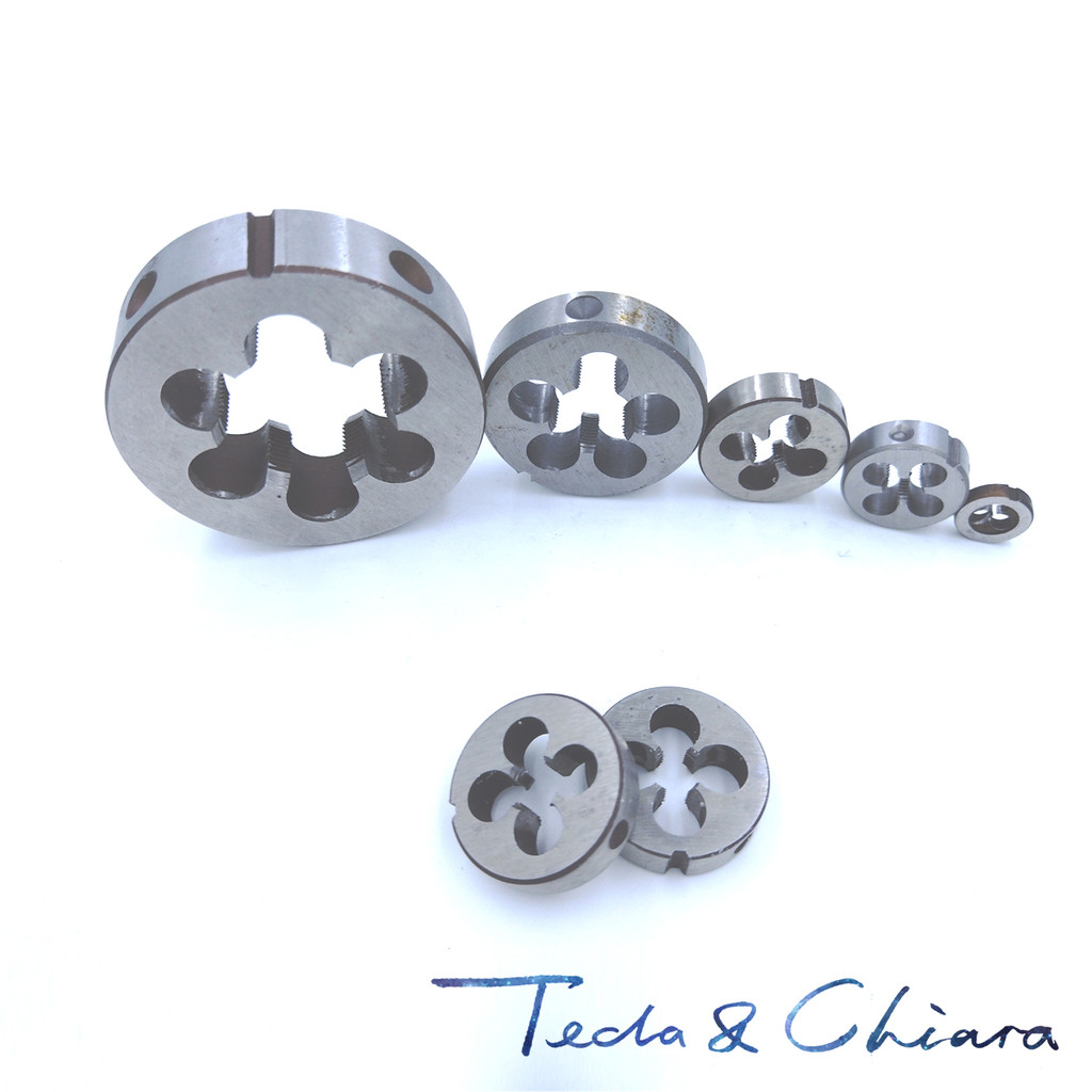 

1Pc M10 x 0.75mm 1mm 1.25mm 1.5mm Metric Left Hand Die Pitch Threading Tools For Mold Machining * 0.75 1 1.25 1.5