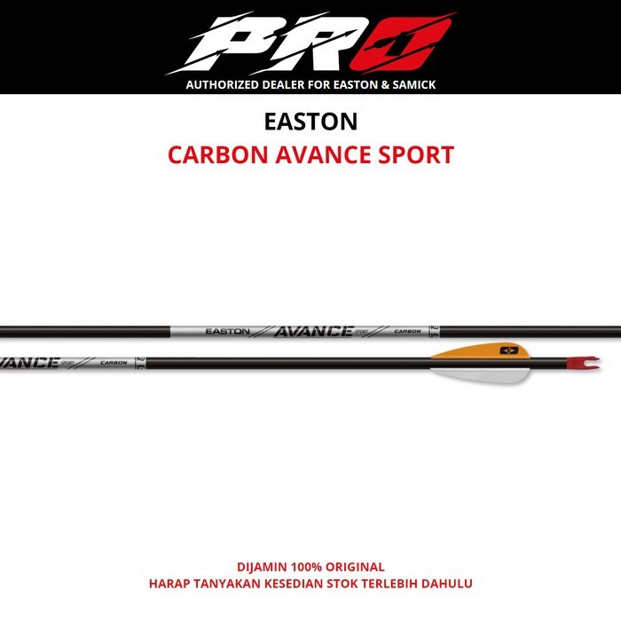 ARROW CARBON EASTON AVANCE SPORT 4MM 6 PCS OUTDOOR INDOOR UNTUK BUSUR COMPOUND RECURVE BAREBOW | ANA