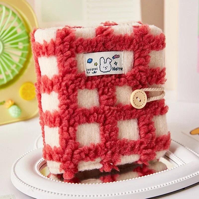 

Grid Plush Fish Board Sleeve Binder Card Book Photocard Collection Loose-leaf Collect Notebook Photo Cards Album Stationery