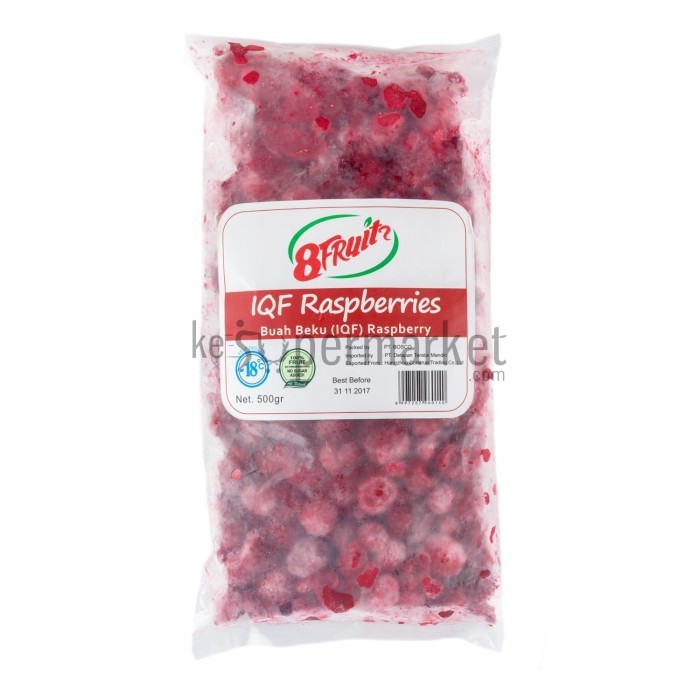 

8 Fruits Iqf Raspberries 500gr /Pack