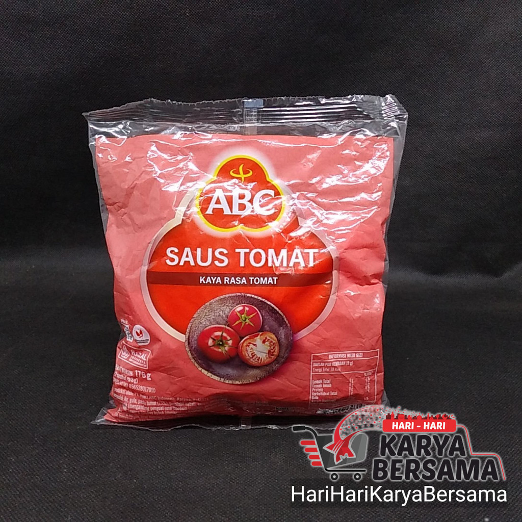 

BAHAN MASAK SAUS ABC TOMAT SACHET ISI 22'S X 8GR