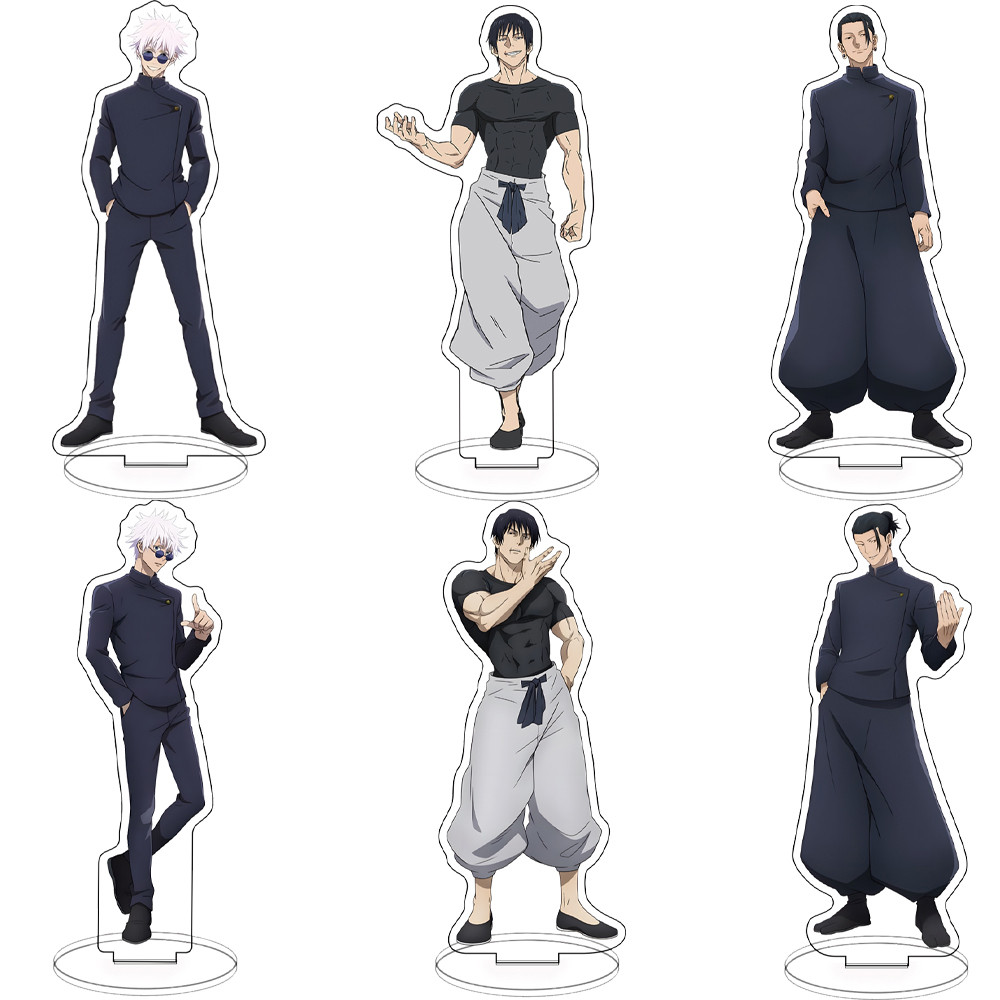 

15cm Jujutsu Kaisen Acrylic Medium Stand Itadori Yuji Satoru Gojo Figure Ornaments Homo Creative Boys Gifts Toys Doll