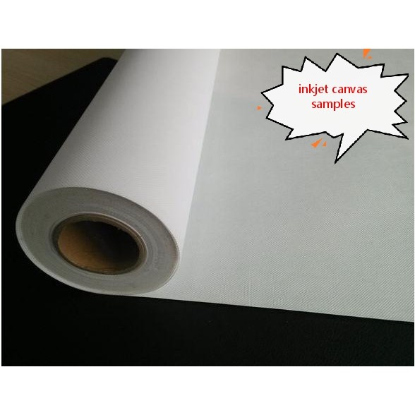 

0.6*0.5m size samples of inkjet canvas,24"x20" inkjet cotton, inkjet polyester samples for inkjet printer test