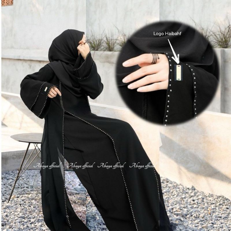 Abaya Basic Remaja Turkey Maxi Dress Hitam Umroh Terbaru