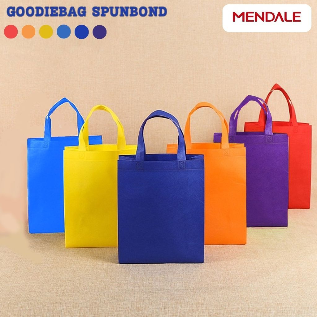 

LOWESHOP.ID Mendale Paperbag Bahan Kanvas/Tas hadiah/tas warna polos tebal anti air Size 34*29*12cm - PD