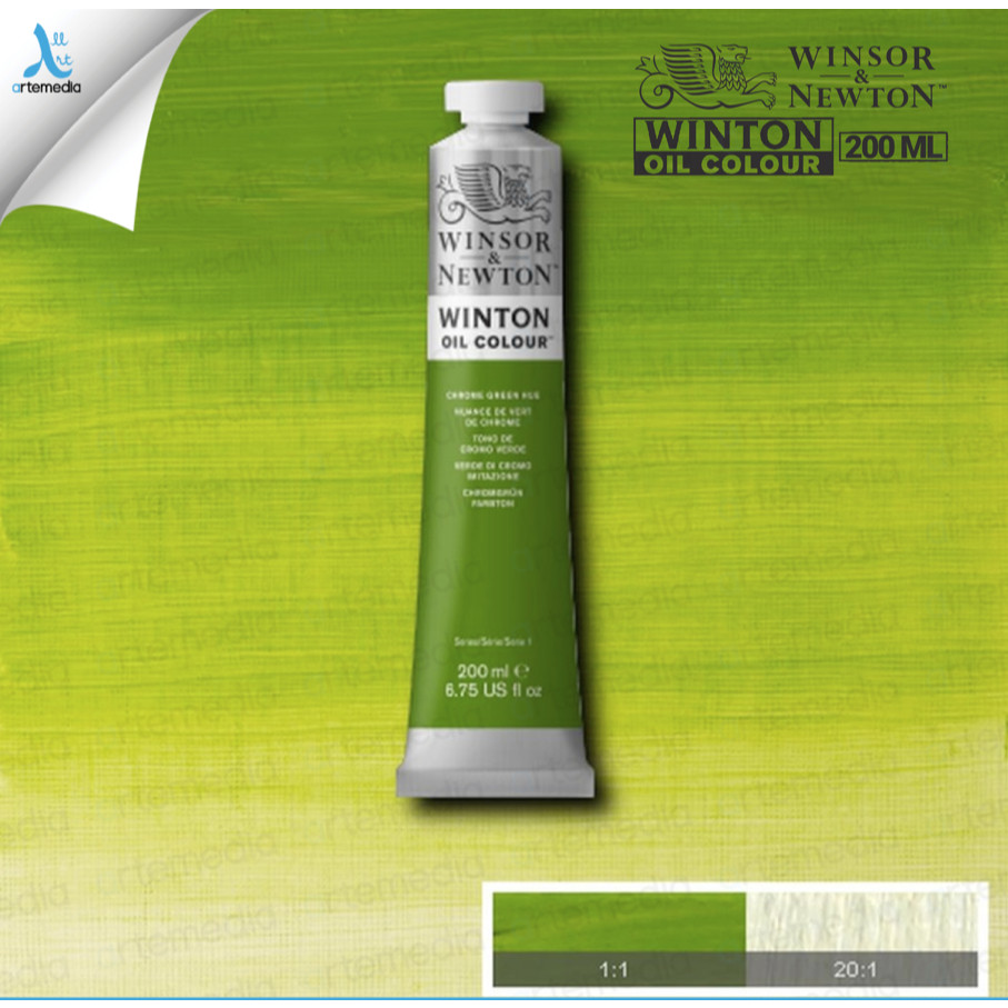 

Gramedia Surabaya - Winsor & Newton Winton chrome green hue 200ml Oil Color /1437145