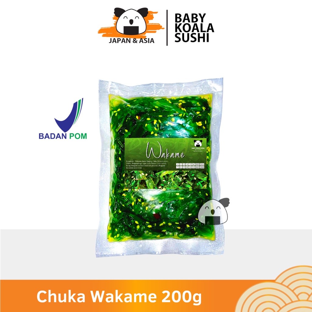 

CHUKA WAKAME Salad Rumput Laut 200 g | Seaweed Seasoned Salad Frozen