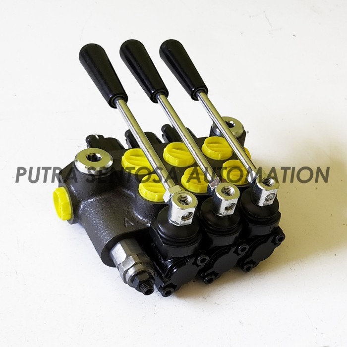 MONOBLOCK HAND VALVE 3/8" 320BAR 3-BANK SPRING CHIA WANG DMB-03-C2-3N