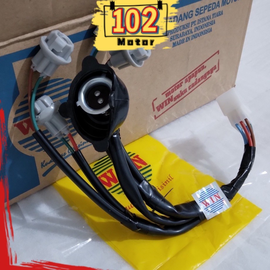 Fitting Lampu Absolute Revo 110 2009 2010 2011 2012 2013 WIN | cop fiting piting peteng motor honda 