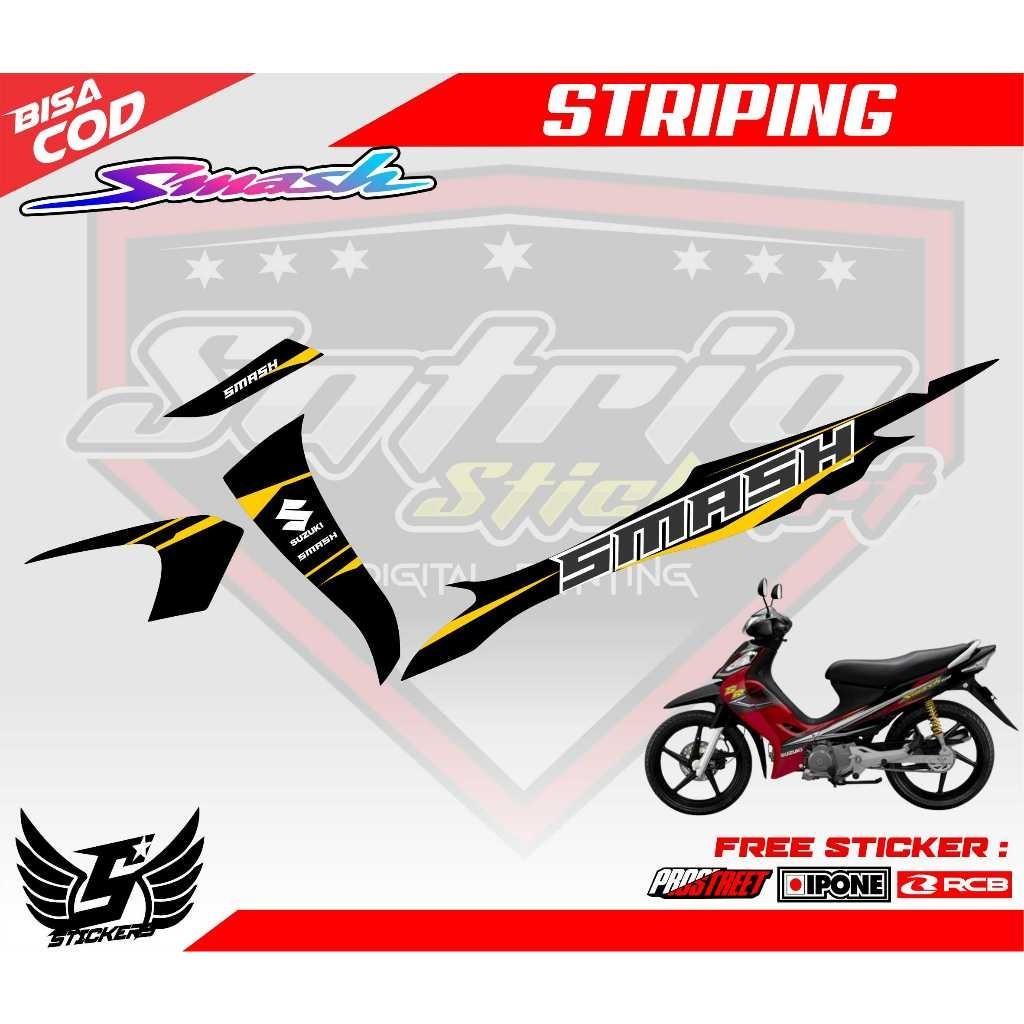 STRIPING VARIASI MOTOR SMASH / STICKER LIST VARIASI SUZUKI SMASH