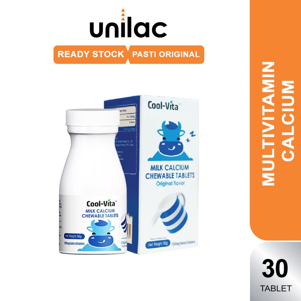 Coolvita Peninggi Badan 30 Tablet Kalsium Peninggi Badan Anak - Coolvita Calcium