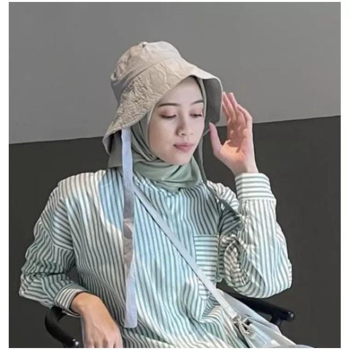 BUCKET HAT WANITA SELEBGRAM / TOPI BUCKET HITS KEKINIAN