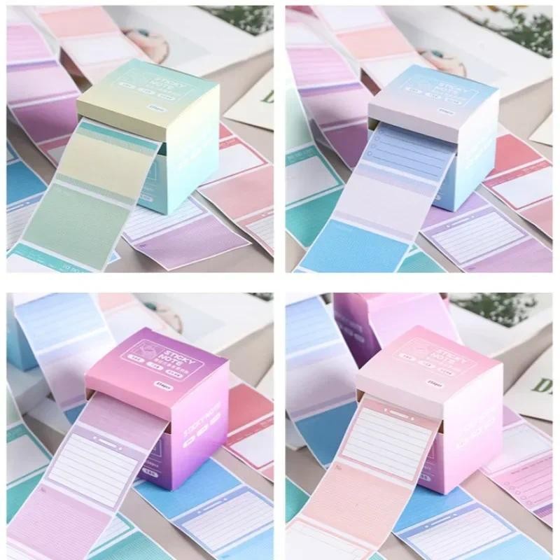 

256 Sheets Color Sticky Pull-out Notes Posits Stationery Paper Stickers Posted It Memo Notepad Notebook Office Message Sticker
