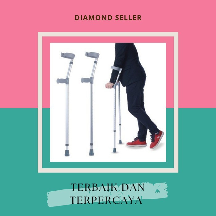 Tongkat Jalan Alat Bantu Tongkat Siku/ Tongkat Siku Elbow