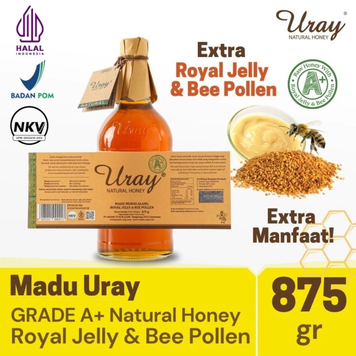 

Madu Uray Organic Asli Natural Honey 875 gr Madu Hutan Murni