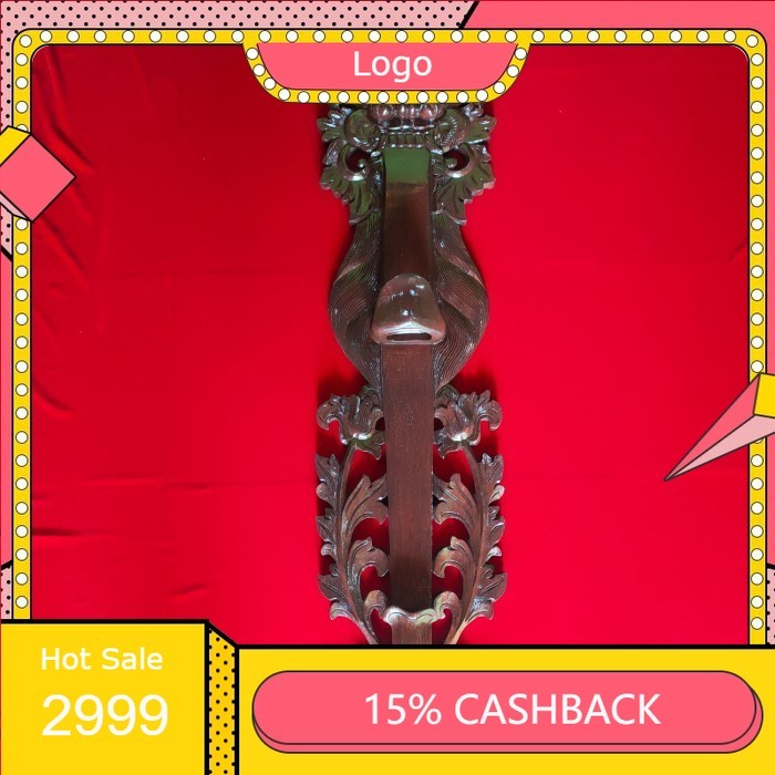 BLAWONG KERIS CUSTOM ISI 1 UNTUK KERIS BALI UKIR MANGKARA KAYU JATI 25.25 LRS2