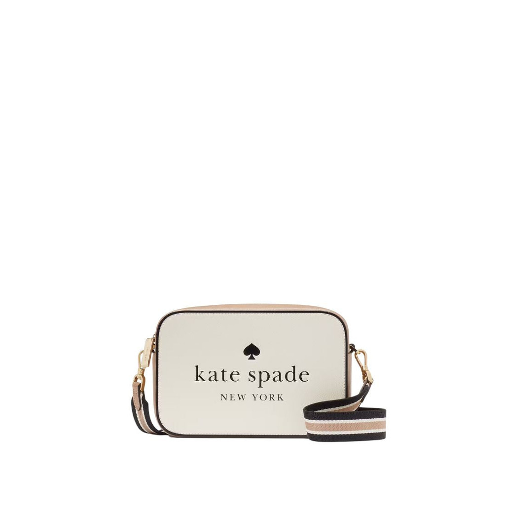 KATE SPADE Oh Snap Camera Bag Toasted Hazelnut Multi