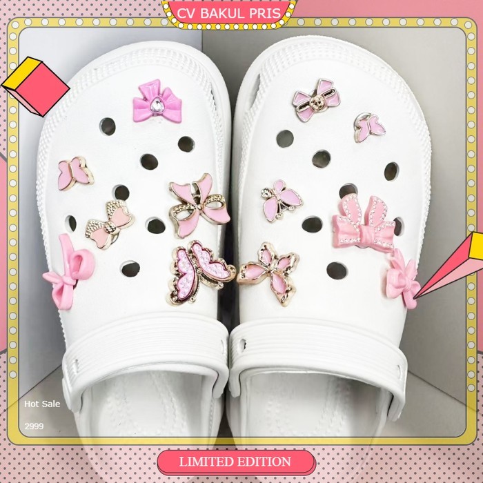 Jibbitz Crocs Wanita Crocs Perempuan Jibbitz Charms Pin sendal crocs A30 - 280A