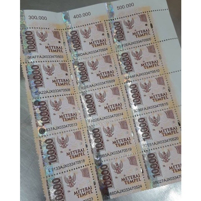 

Materai 10000 (5pcs)