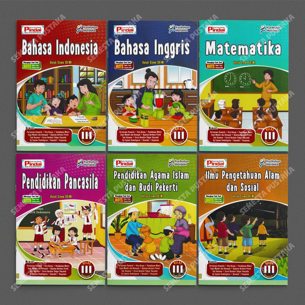 LKS Pindai Kelas 3 SD Semester 1 Kurikulum Merdeka