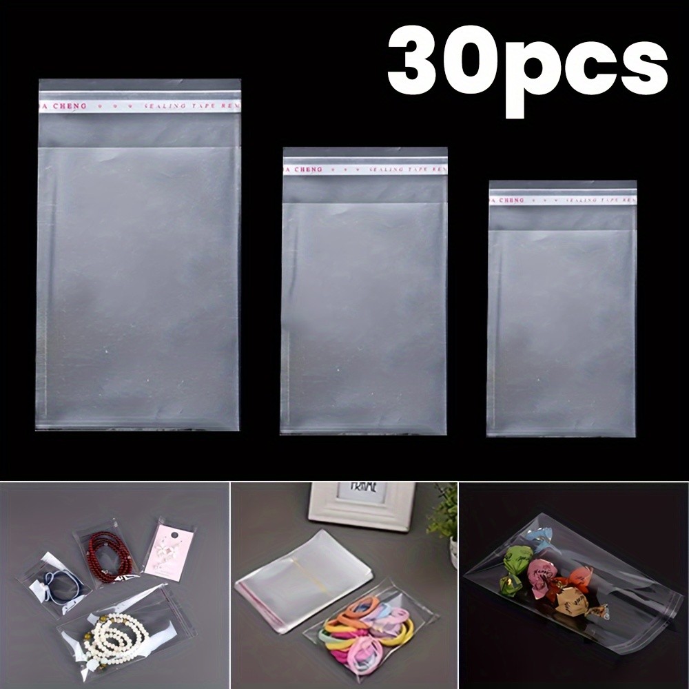 

Transparent plastic bag self-adhesive sealing bag OPP self-adhesive bag for packaging jewelry cookies candy gift products