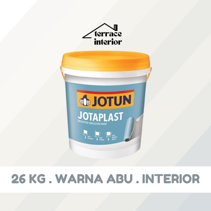 Cat Tembok Jotaplast Jotun Warna Abu 26 kg