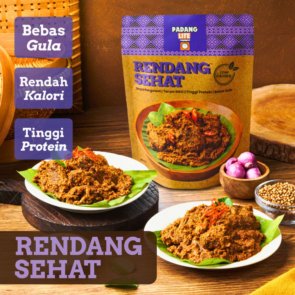 

Rendang Sehat Makanan Diet Siap Saji Bebas Gula untuk Diabetes Instant Food 200gr Padang Lite