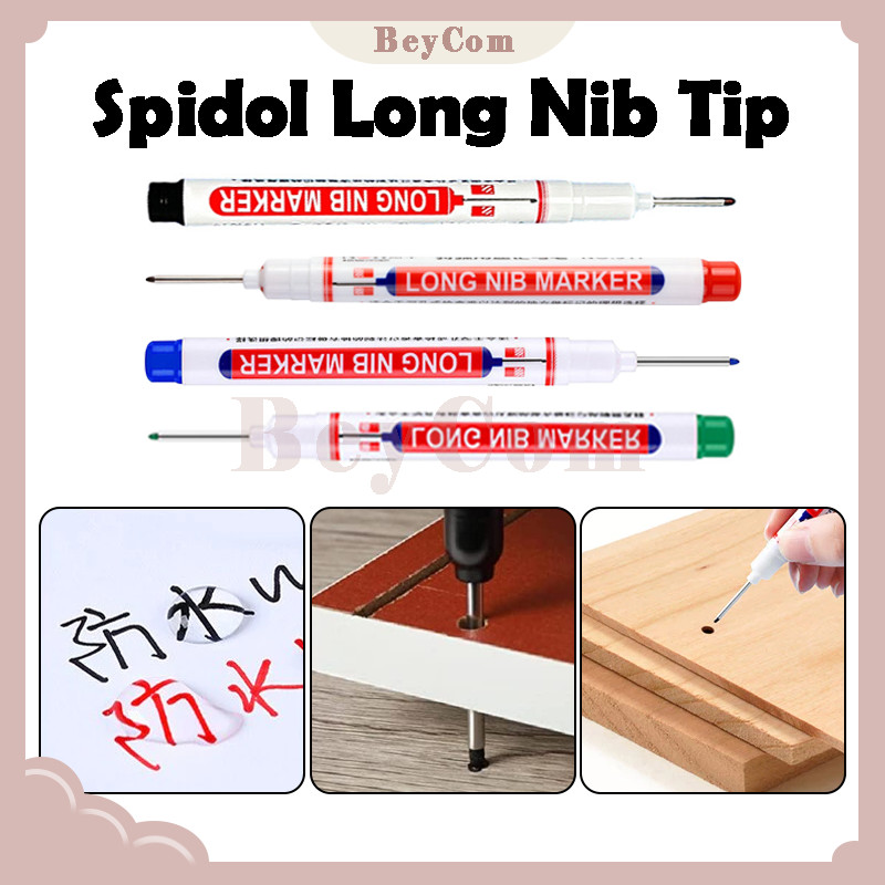 

Spidol Pertukangan Kepala Panjang/Tip Marker Waterproof