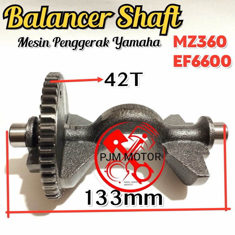 

MZ360 bandulan balancer shaft ayunan mesin pengerak dan genset yamaha ef6600 amplas