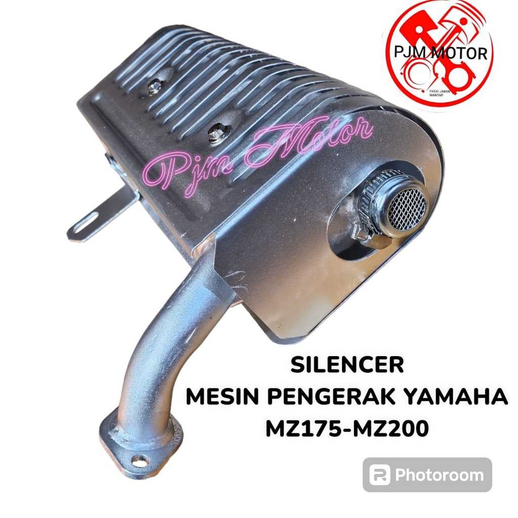 

mz175 silencer mufler knalpot mesin pengerak yamaha mz 175 mz200 5.5pk 6.5pk amplas