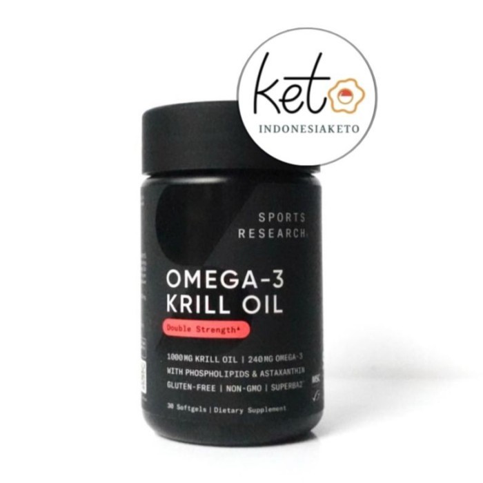 Sports Research Omega 3 Krill Oil Double Strength 500mg , 1000mg , 2000mg