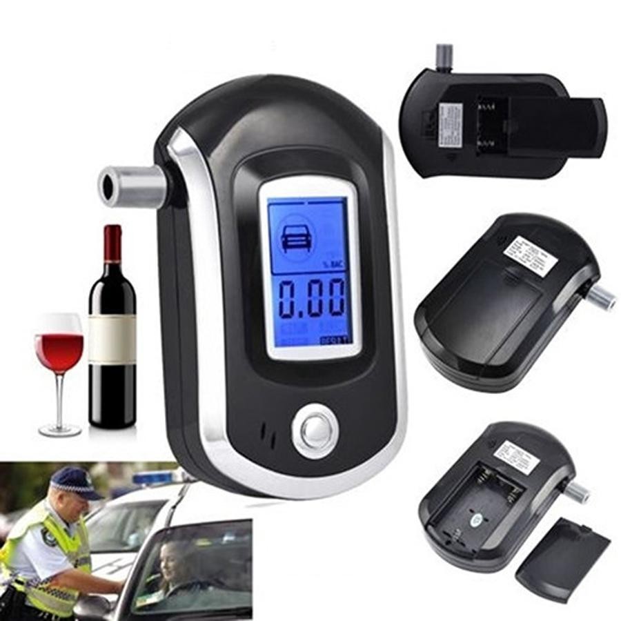 Police Digital Alcohol Breath Tester Detector Alat Ukur Kadar Alkohol