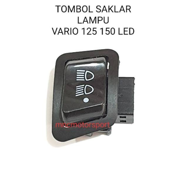 TOMBOL SAKLAR LAMPU VARIO 150 125 LED MODIFIKASI 3 TITIK