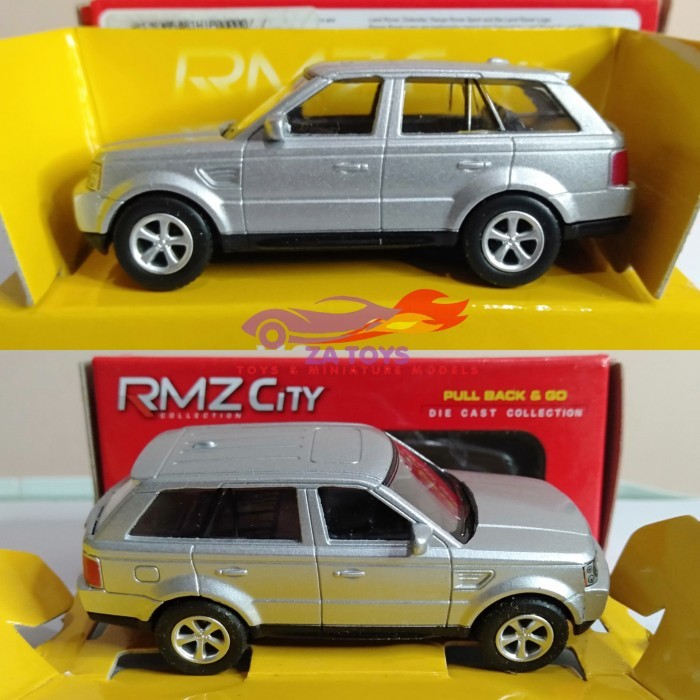 Pee99 Diecast Land Rover Range Rover Sport HSE Silver by RMZ City Skala 1:64