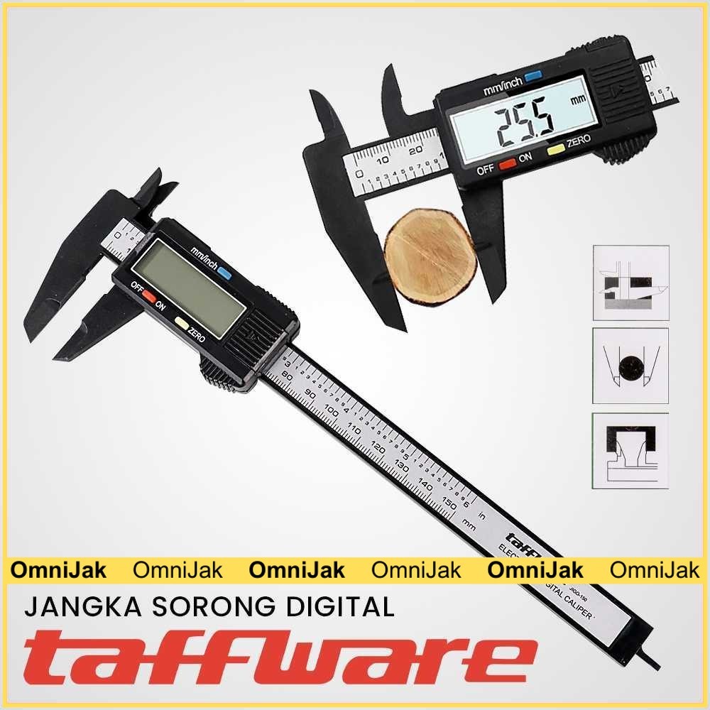 

Taffware Jangka Sorong Digital Vernier Caliper with LCD Screen - JIGO-150