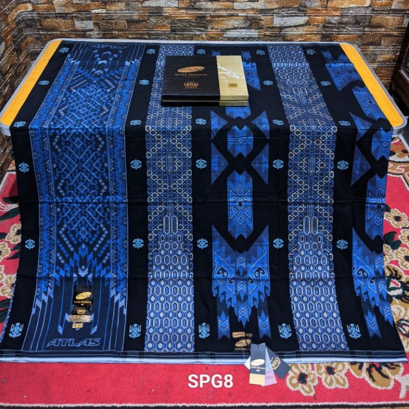 sarung ATLAS SUPER PREMIUM 980 GOLD & SILVER motif BHS