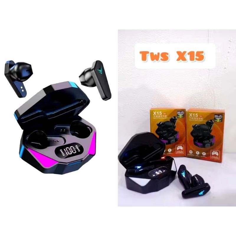 HANDFREE BLUETOOTH TWS X15 WIRELESS BLUETOOTH