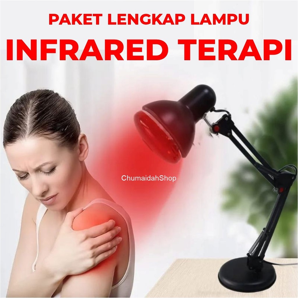 ADA PENGATUR SUHU KOMPLIT LAMPU INFRARED TERAPI + STANDING 150W