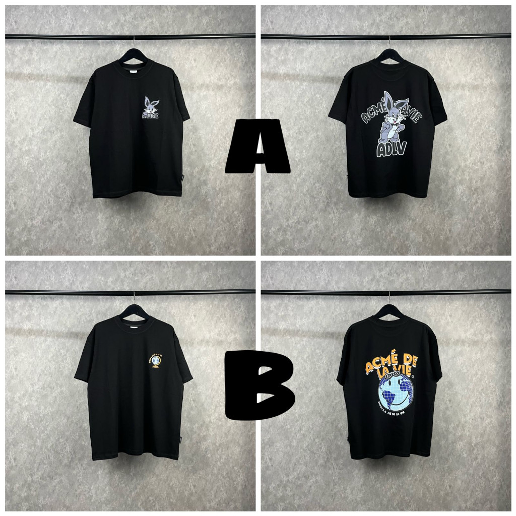 9.9 BEST SELLER kaos adl-007 unisex oversize tee korea tshirt branded full tag tshirt pria wanita ba